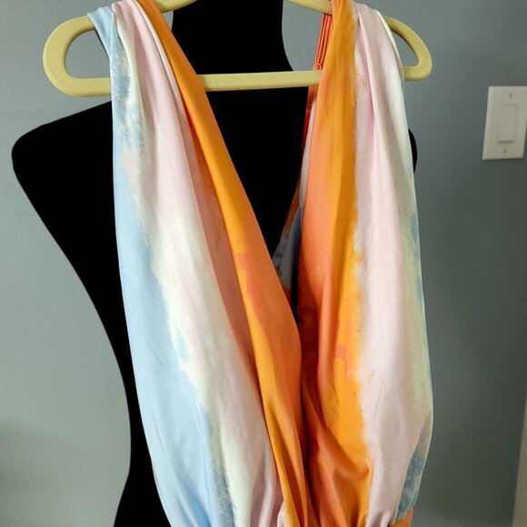 NWT SGI One Piece Color Tie Dye Bathing Suit Size Large - Picture 10 of 13